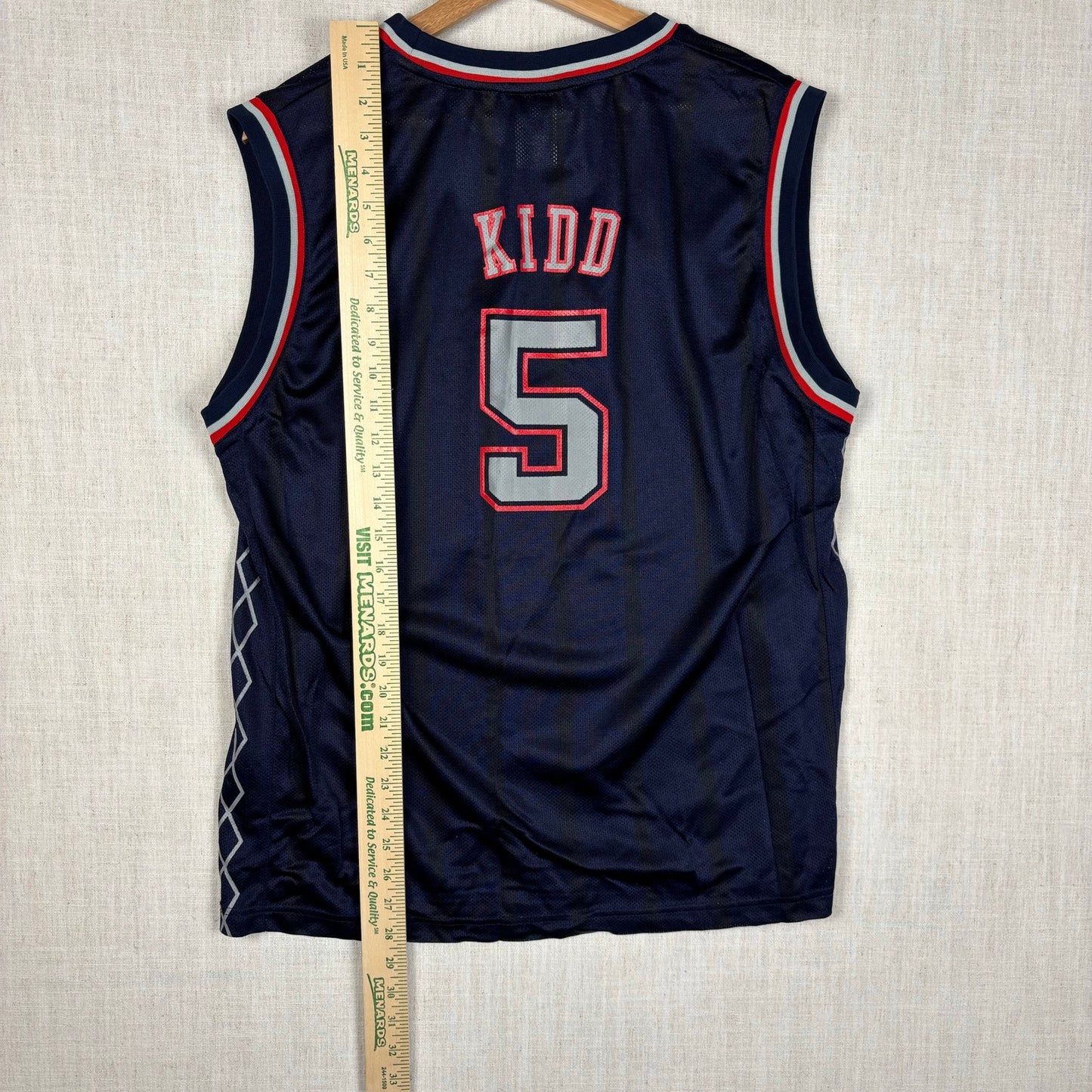 Jason Kidd Y2K New Jersey Nets Reebok Youth XL NBA Jersey