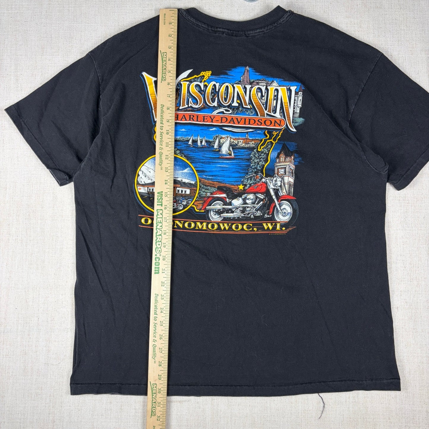 Vintage Harley Davidson Soaring Eagle 1996 XXL Pocket Tee