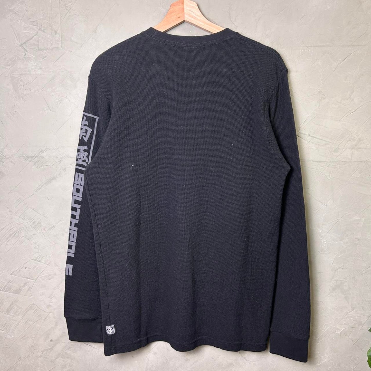 CRAZY South Pole Rhinestone Dragon M Y2K Thermal Longsleeve