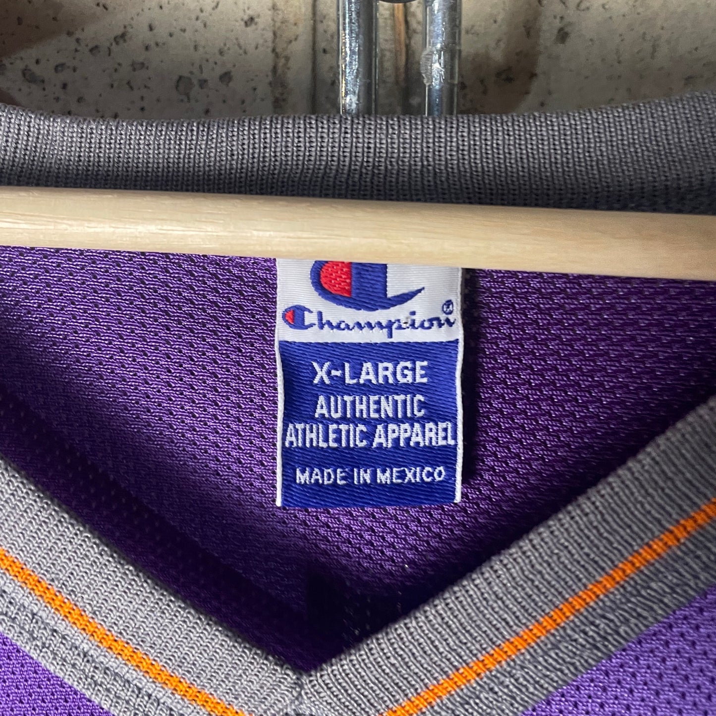 Vintage Phoenix Suns Tony Delk Rare Champion XL #00 Jersey