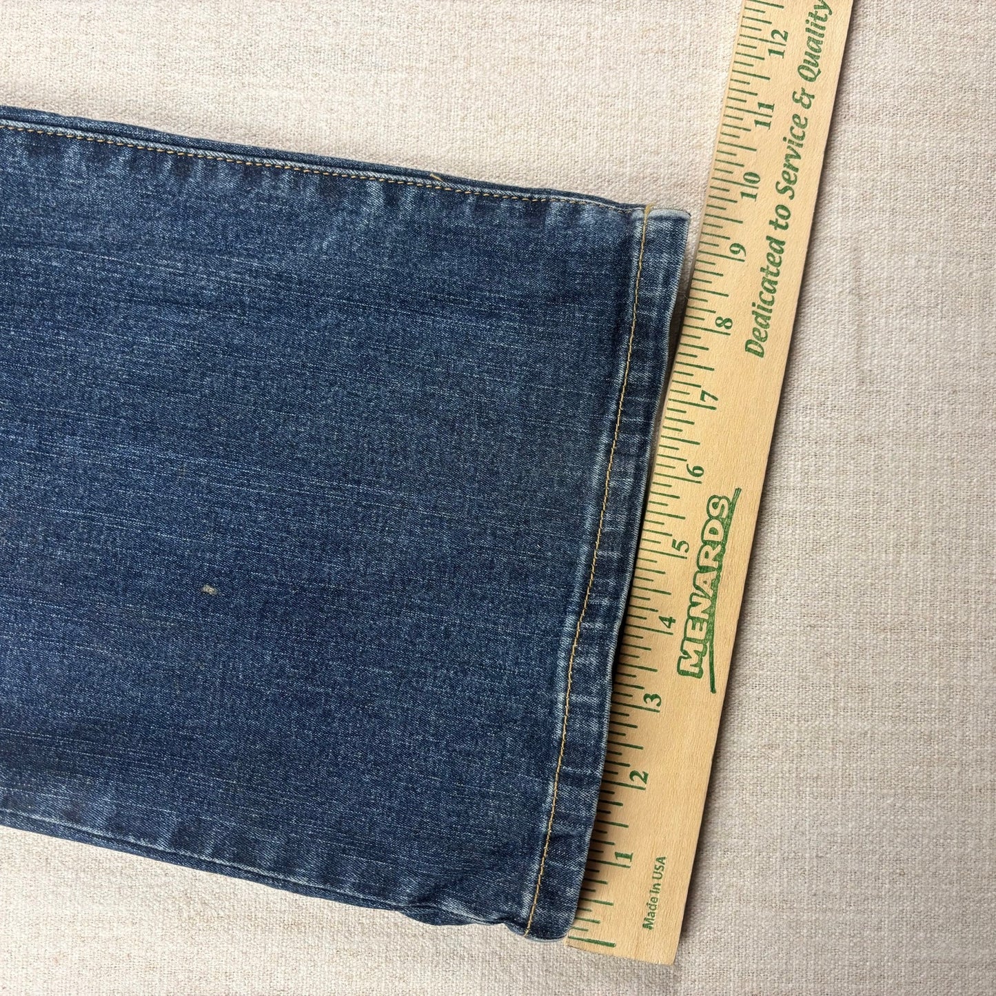 Baby Phat Y2K Flared Embroidered Big Cat Dark Wash Sz 9 Jeans