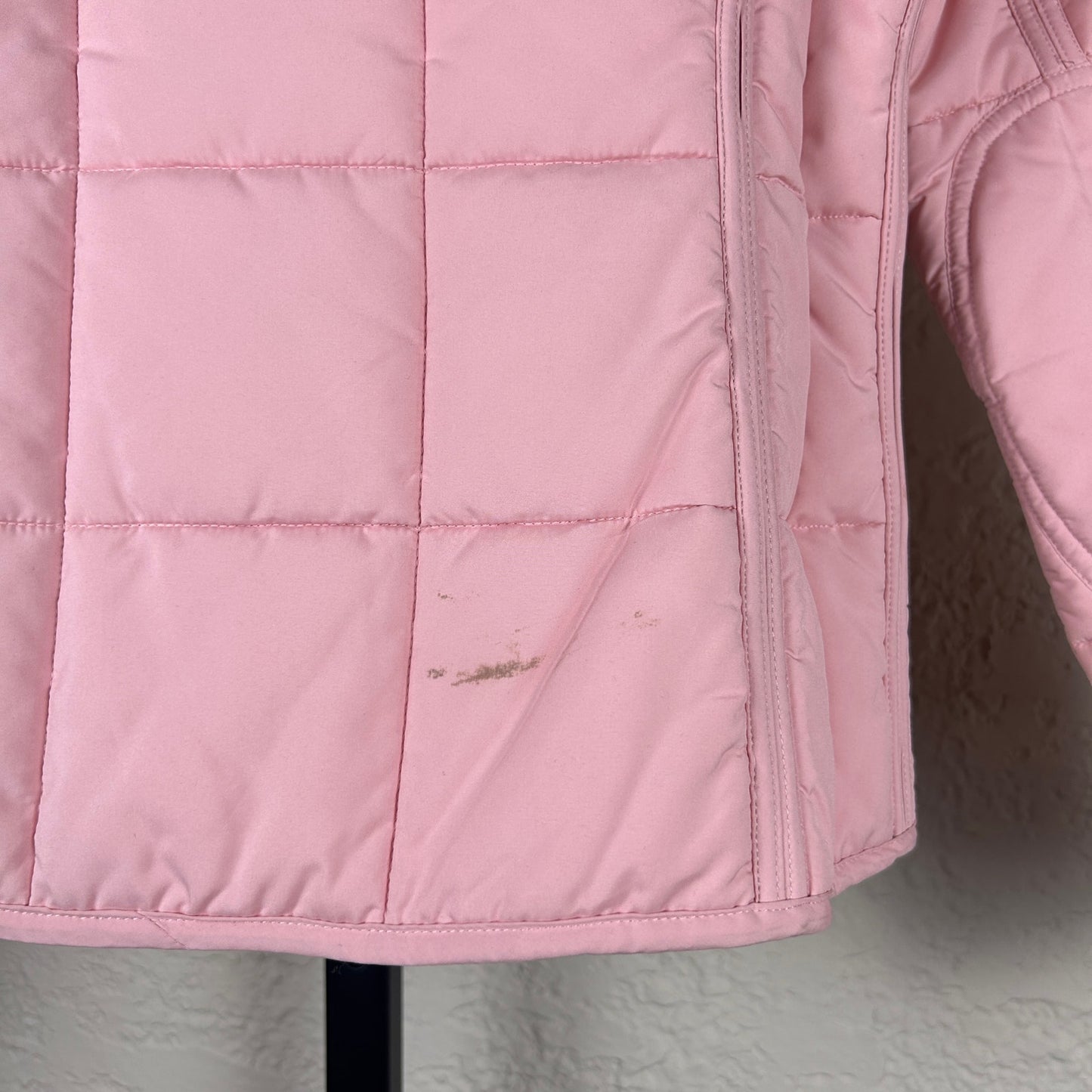 Lauren Ralph Lauren Green Label Petite Pink Quilted Small Jacket