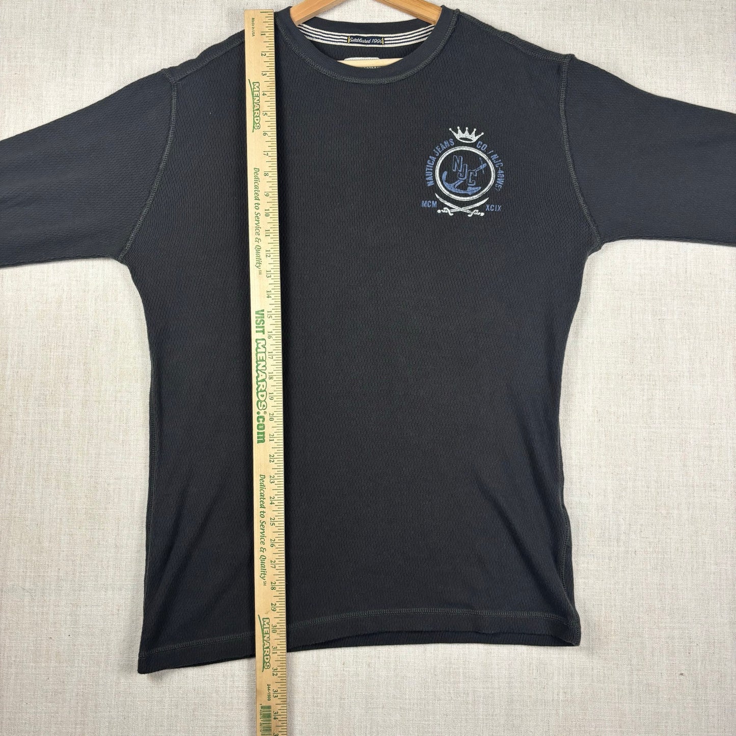 Nautica Jeans Northern Erie Pier Y2K Thermal 100% Cotton XXL Shirt