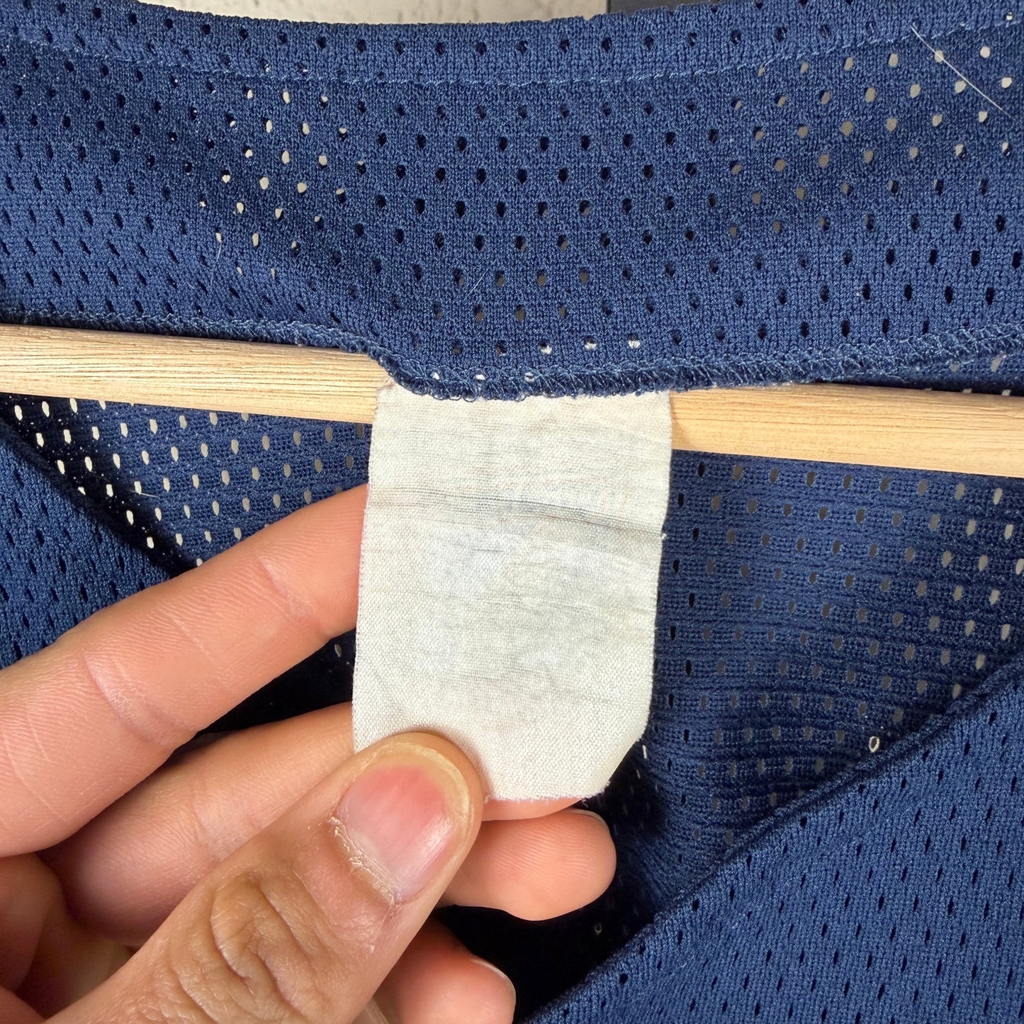 New York Yankees Derek Jeter Logo 7 Vintage Paint Splattered XL Baseball Jersey