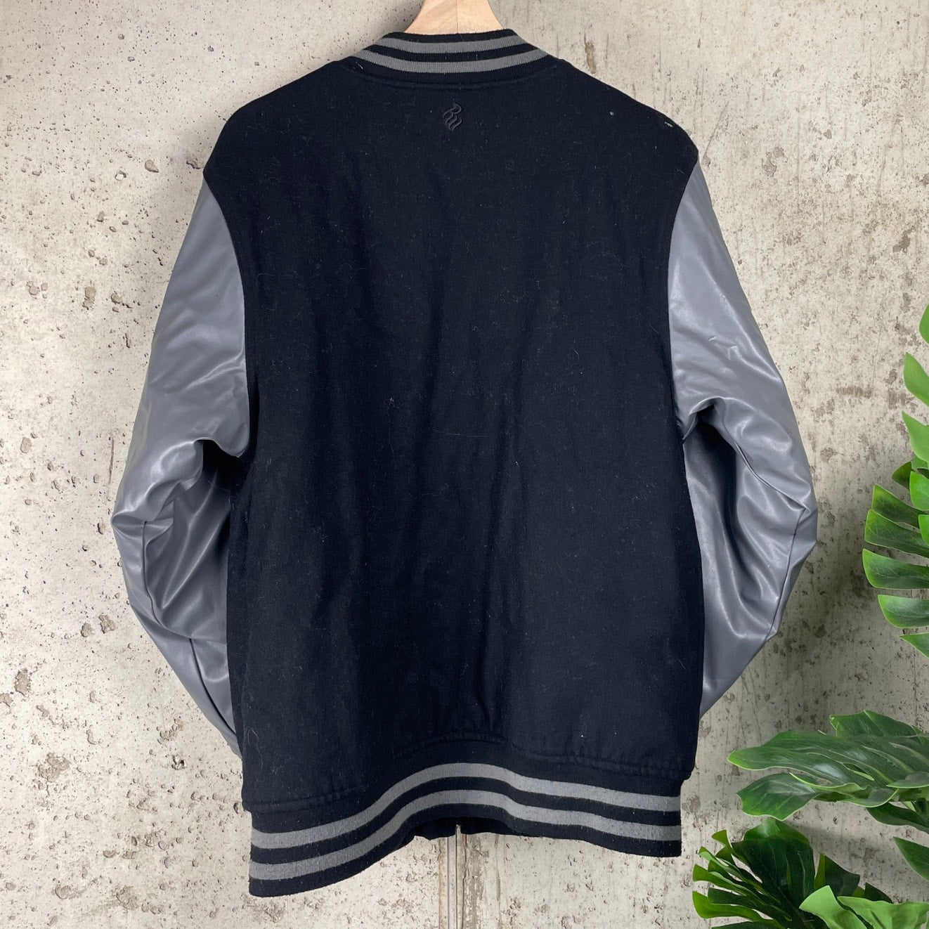 Rocawear Y2K Varsity Spellout Two Tone Jacket Youth XL Mens M