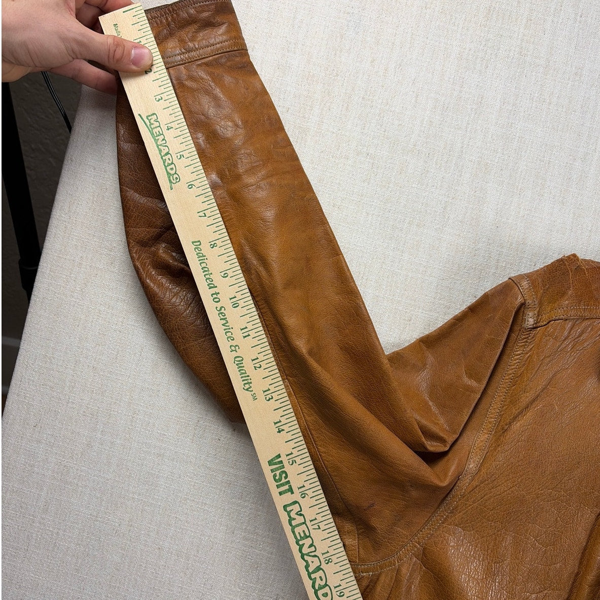 Vintage 70s Leather England Made Hardwear Clothing Co. Small Jacket