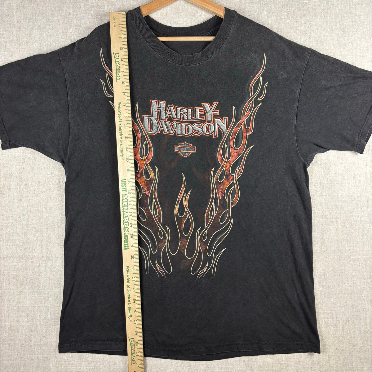 Vintage Harley Davidson V Flame 1998 Rare Biker Tee XL