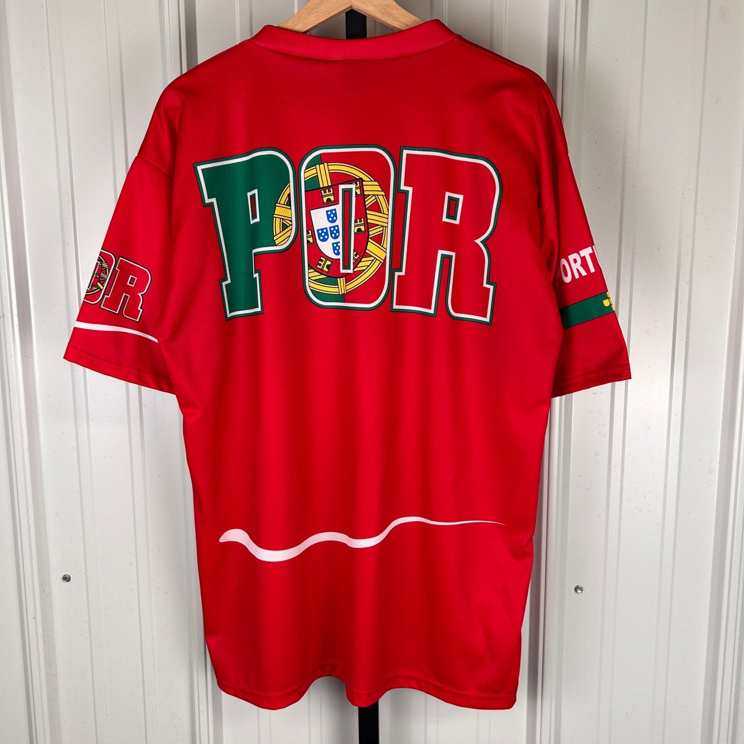 Portugal Nota Bene Spell Out Local Soccer XL Jersey