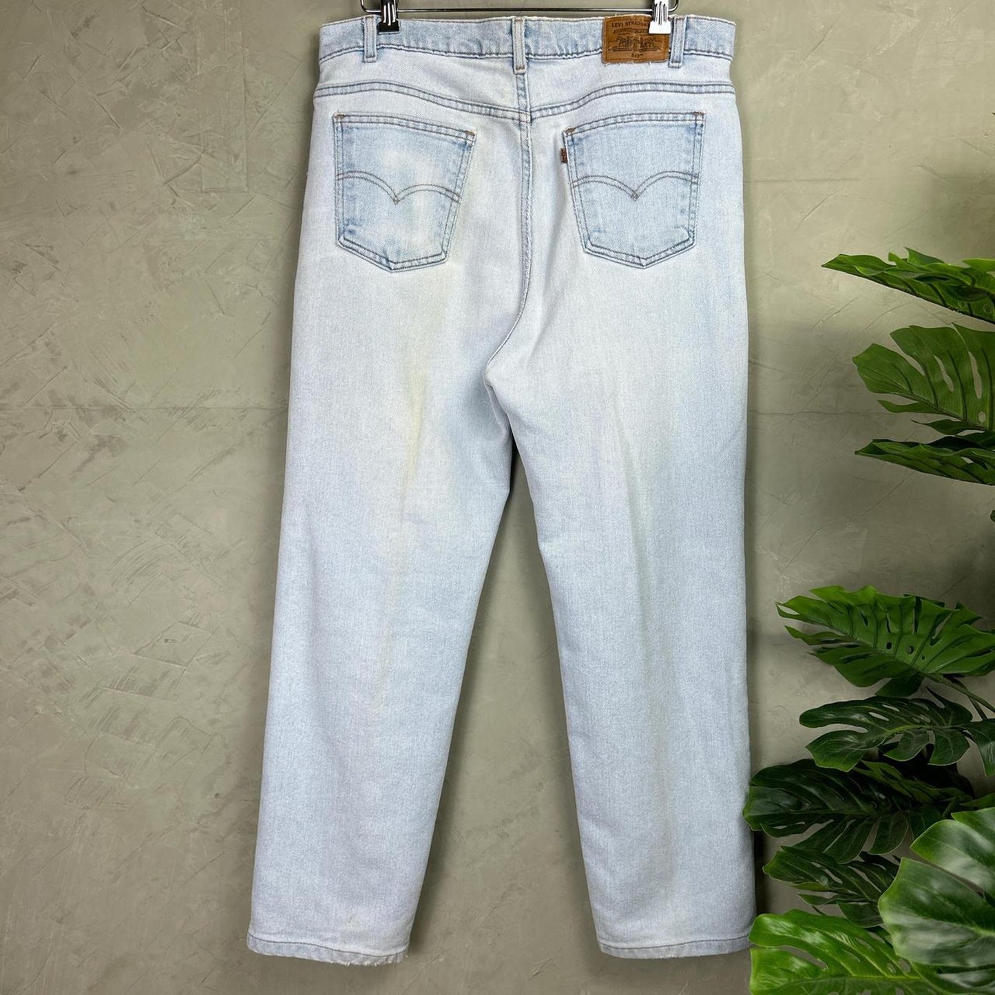 Levi’s Brown Tab 540 Flex Light Blue Wash Vintage Made in USA Jeans