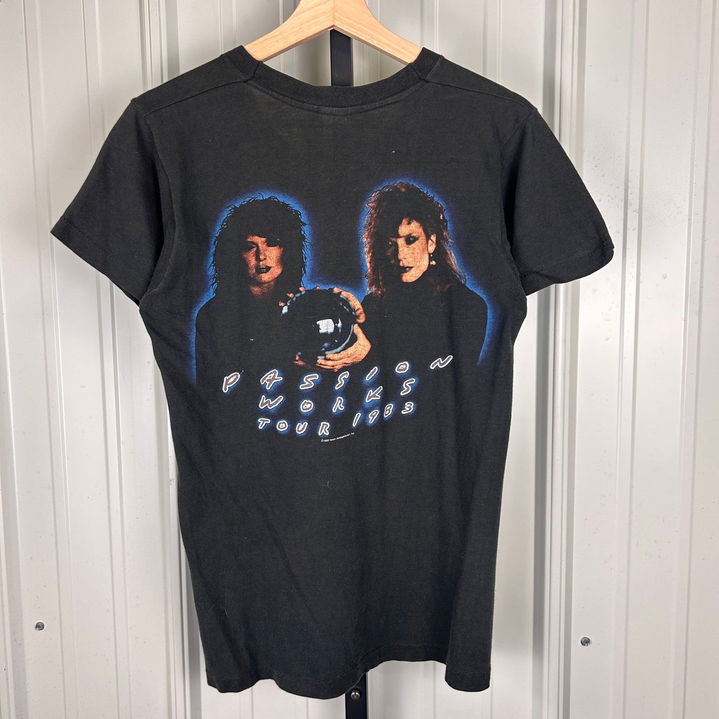 HEART 1983 Passion Works Tour Vintage Small Tee