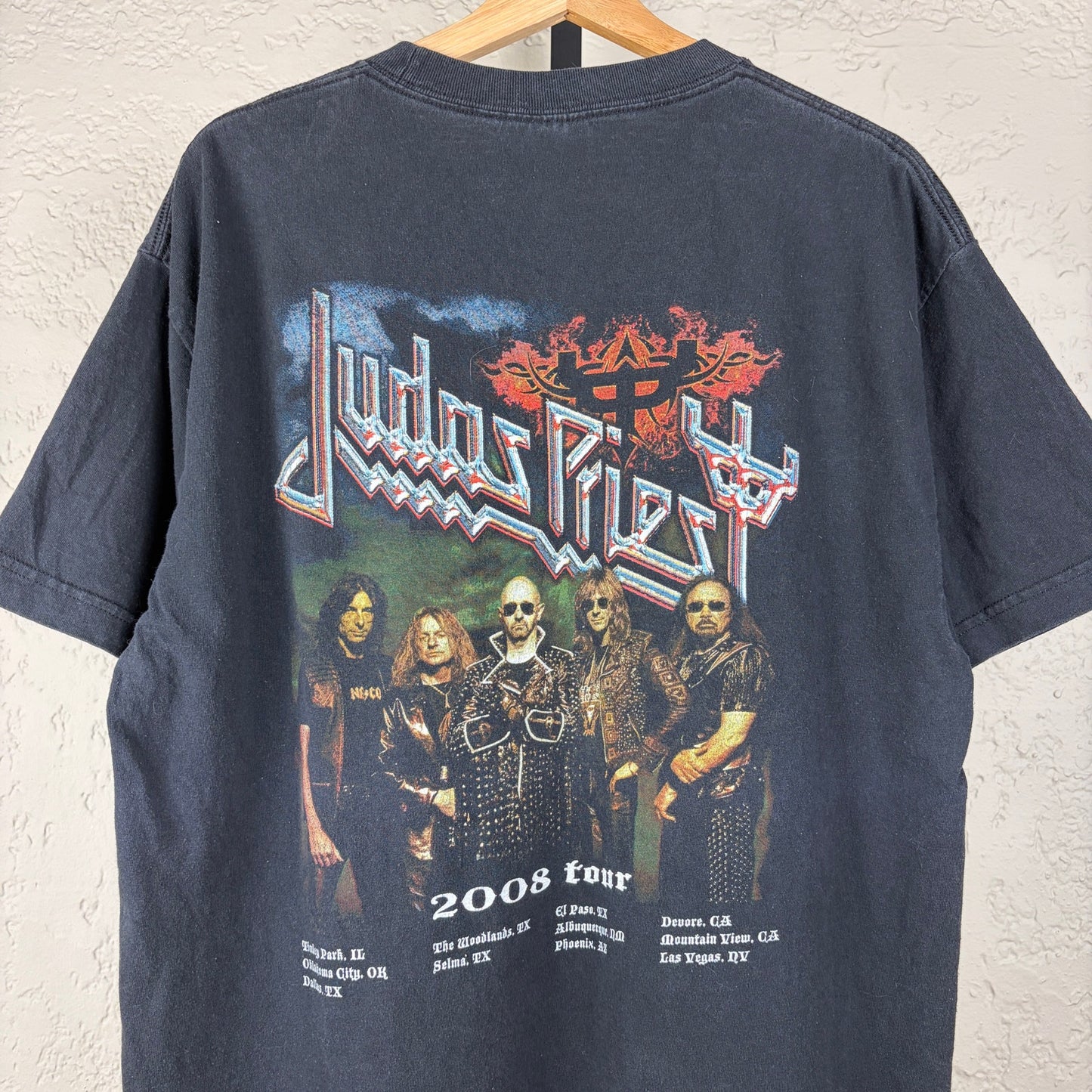 Judas Priest 2008 Nostradamus Large Metal Band Tee