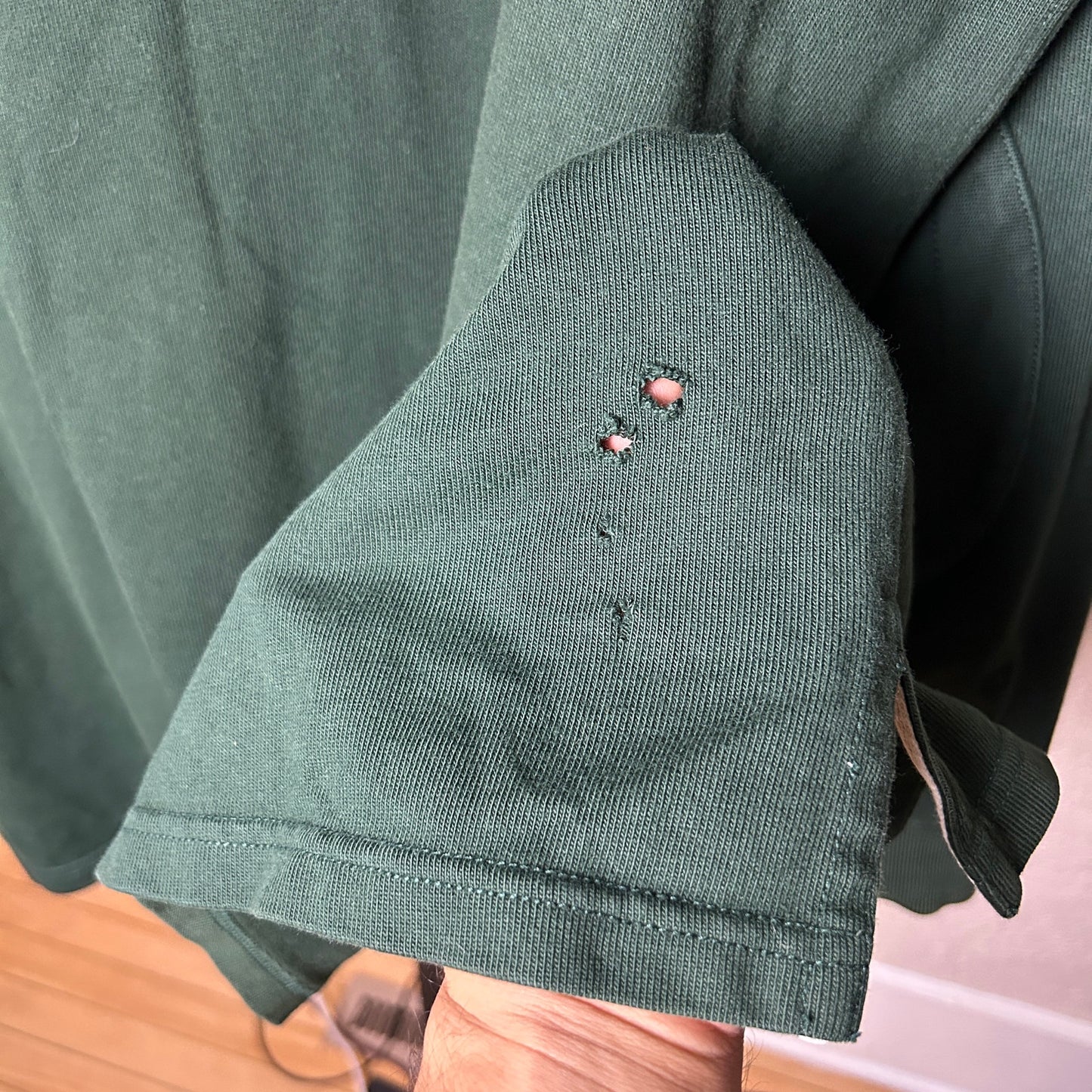 Polo Ralph Lauren Rugby Polo Forest Green 2XL Tall Elbow Patch Longsleeve Shirt