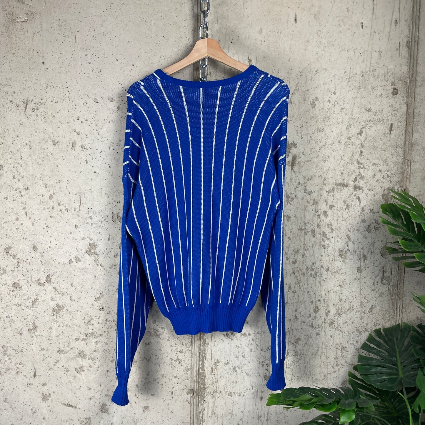 Cliff Engle Made In USA Chicago Cubs Large 80s Vintage Knit