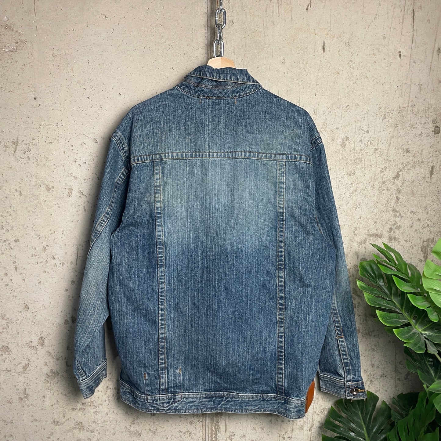Sean John Y2K Denim Button Up Chore Jacket Medium