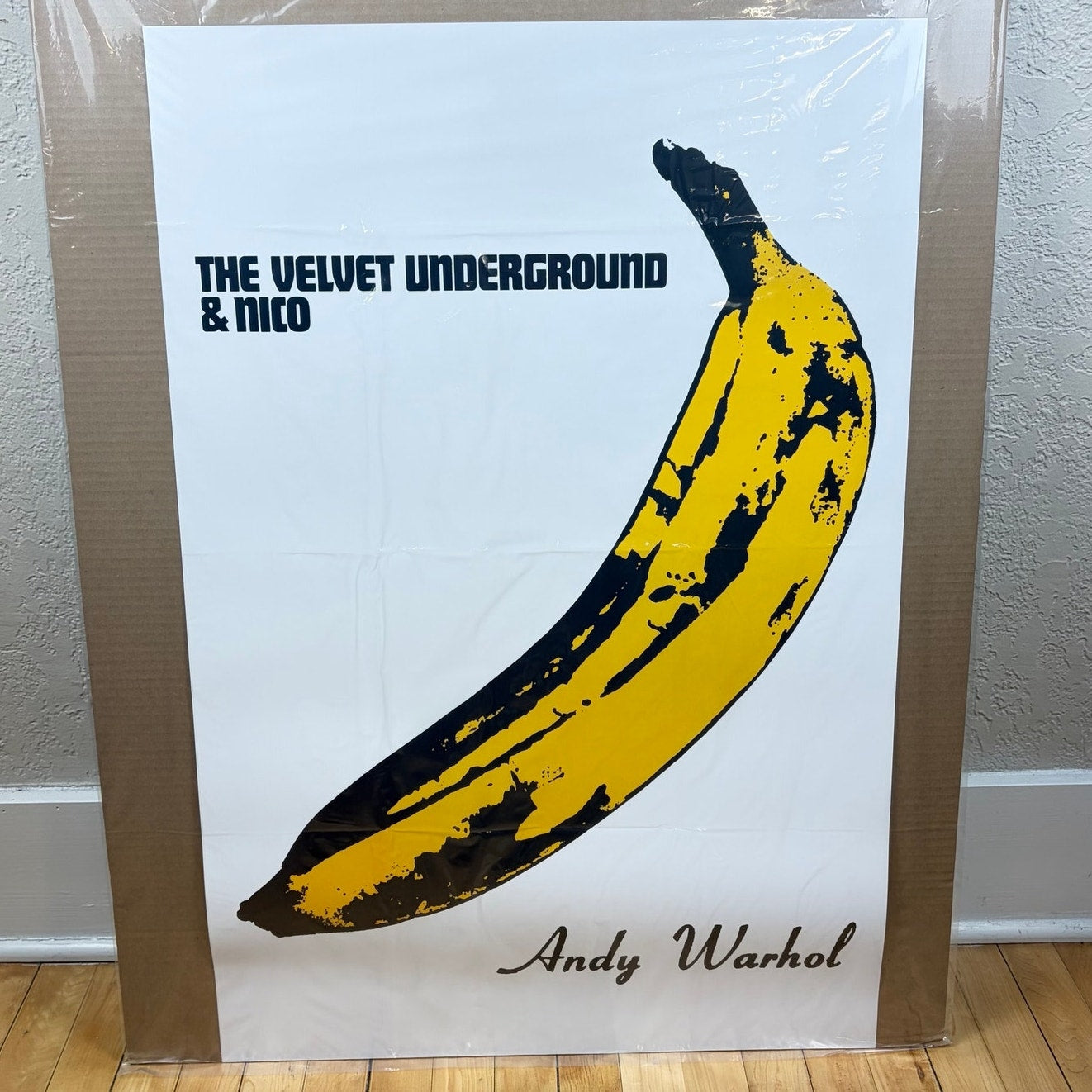 Andy Warhol Banana Velvet Underground Poster 24" x 36"