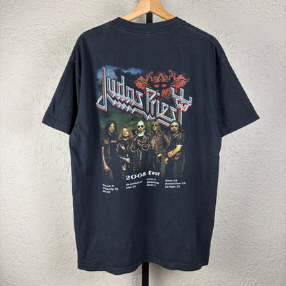 Judas Priest 2008 Nostradamus Large Metal Band Tee