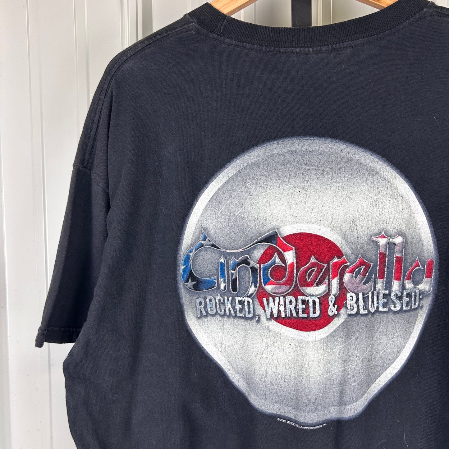 Cinderella Band Rocked Wired And Bluesed 2006 Y2K XL Tour Tee