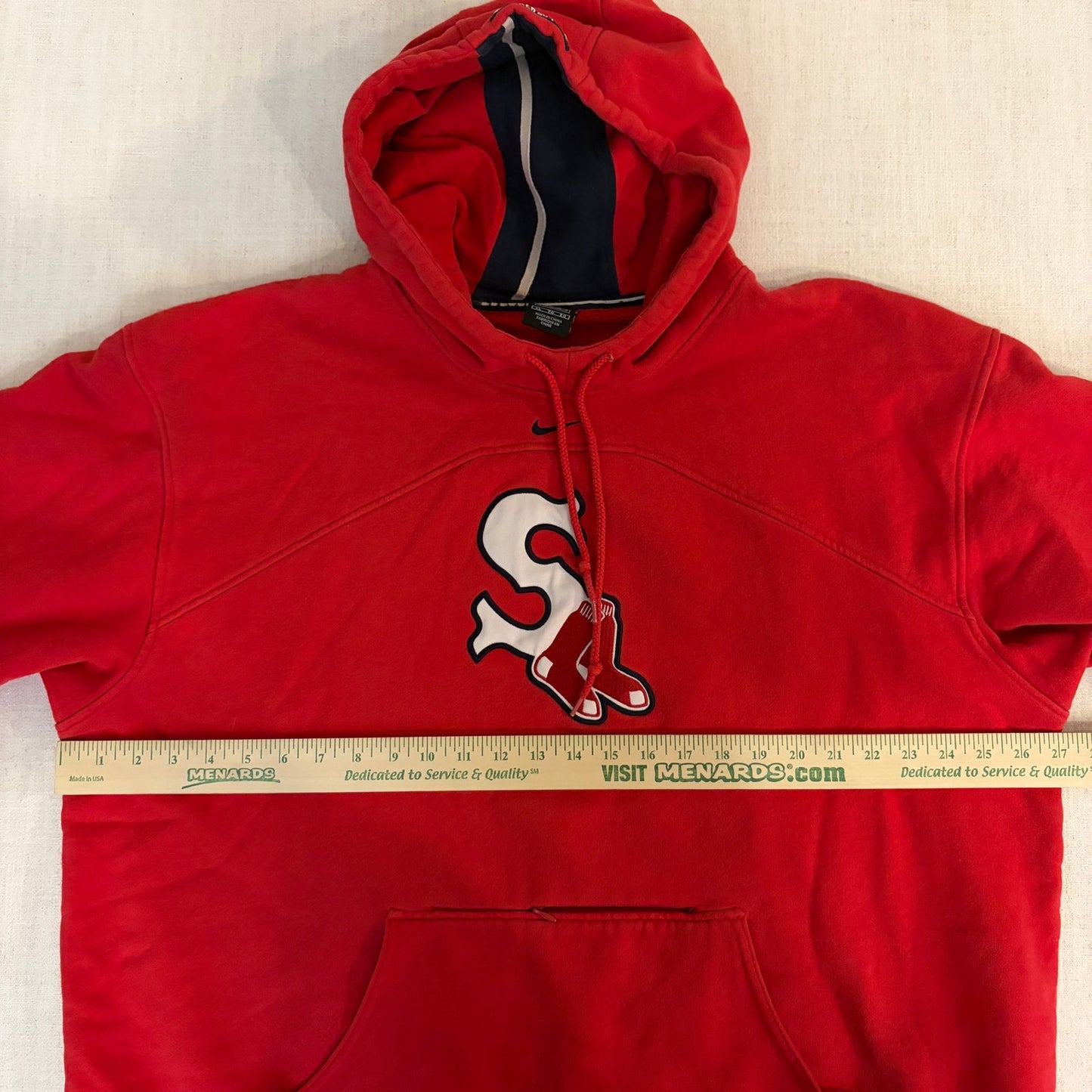 Vintage Nike Center Swoosh Boston Red Sox XL Hoodie