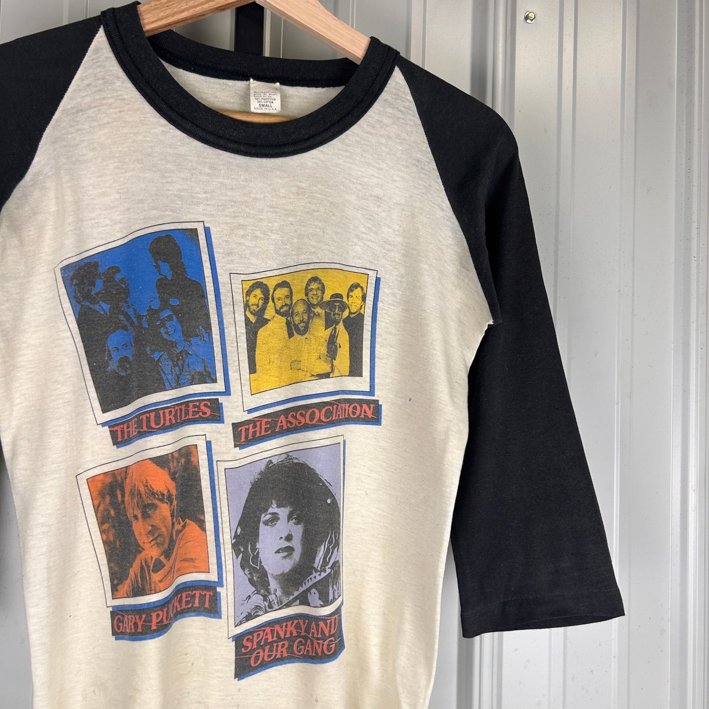 The Turtles 1984 Happy Together Tour Small Raglan Shirt
