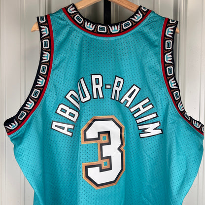 Vancouver Grizzlies NWT 96-97 Shareef Abdur-Rahim Mitchell And Ness 3XL Jersey