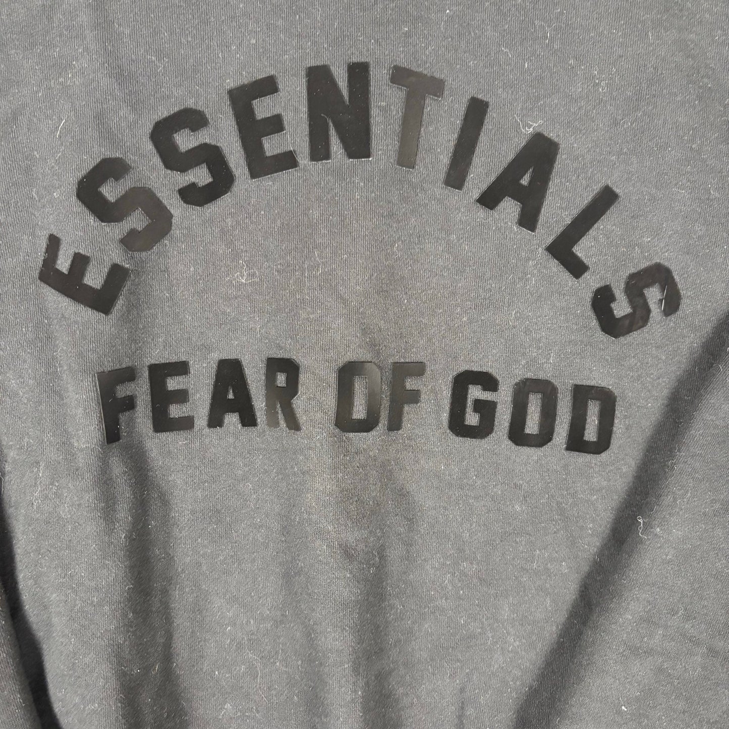 Essentials Fear of God NWT Mock Neck Jet Black Large Crewneck Sweater