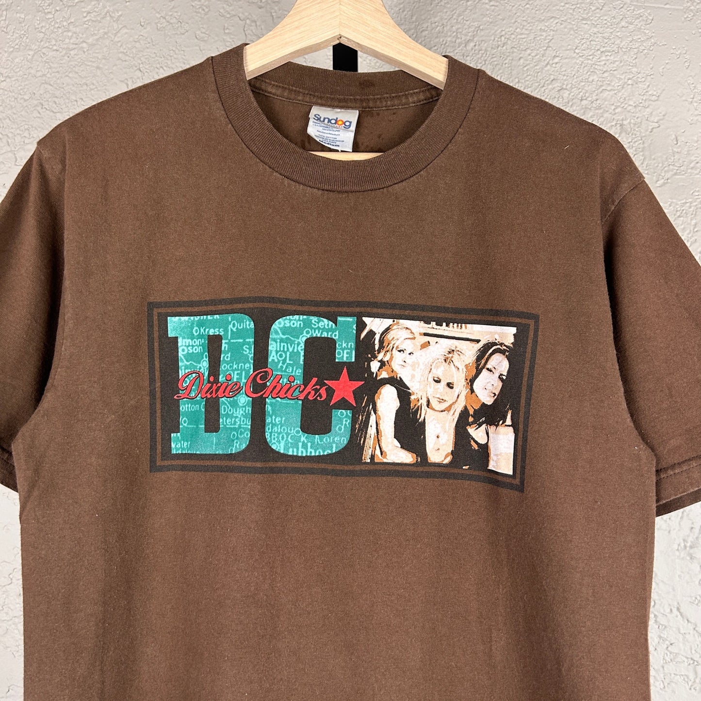 Dixie Chicks Y2K 2003 Top Of The World Tour Medium Band Tee