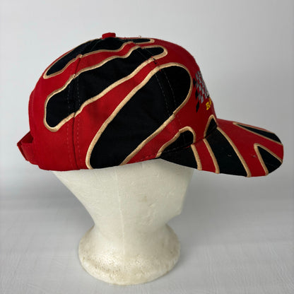 Vintage Budweiser Racing Starter Splat Strapback Hat