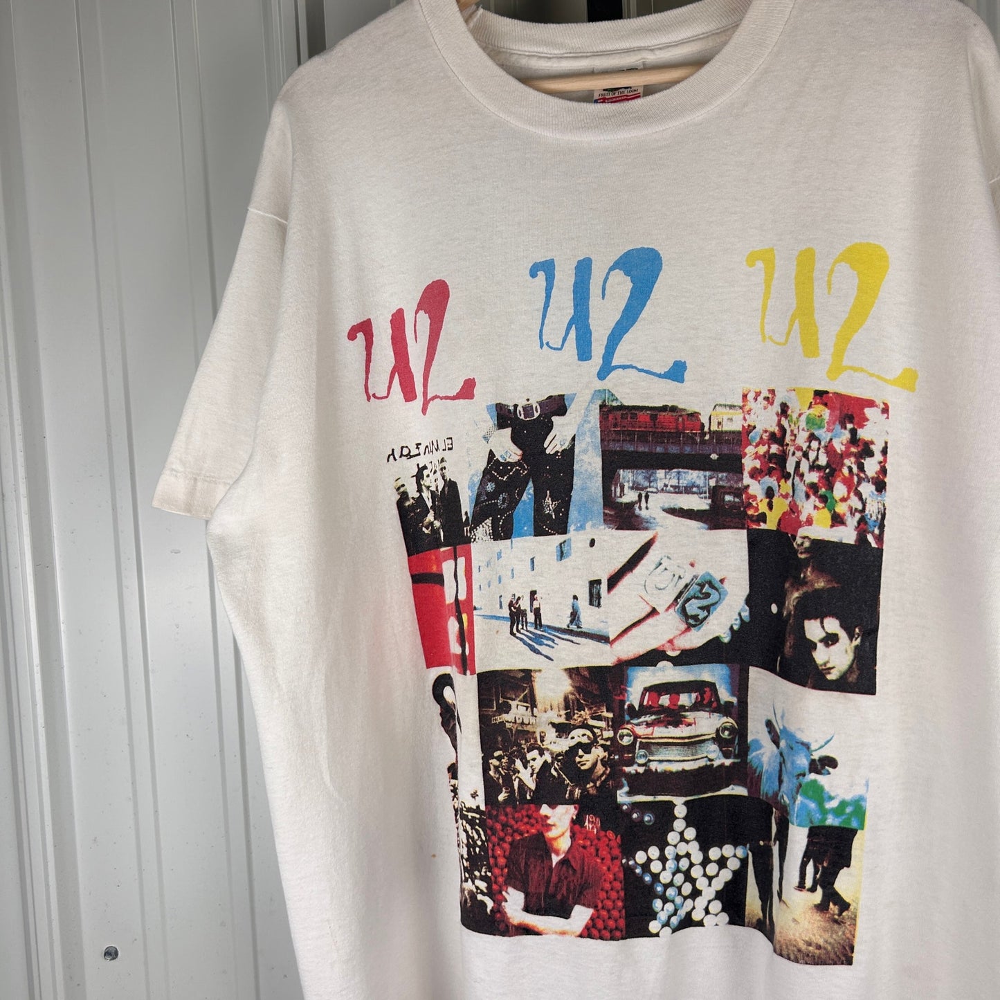 U2 Zoo TV Vintage 1992 Achtung Baby Tour XL Band Tee