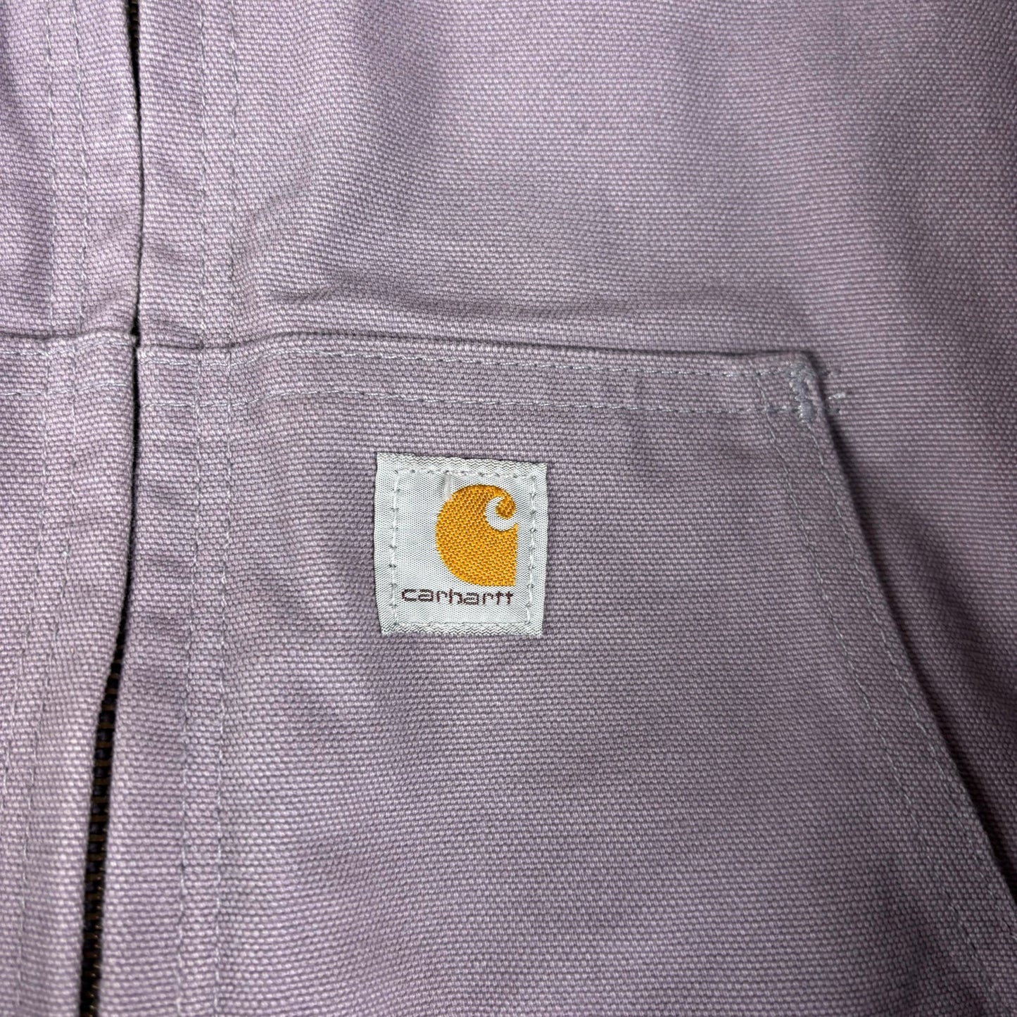 Carhartt Lavender Purple Real Tree Quilted Lined Hooded Jacket Womens Medium