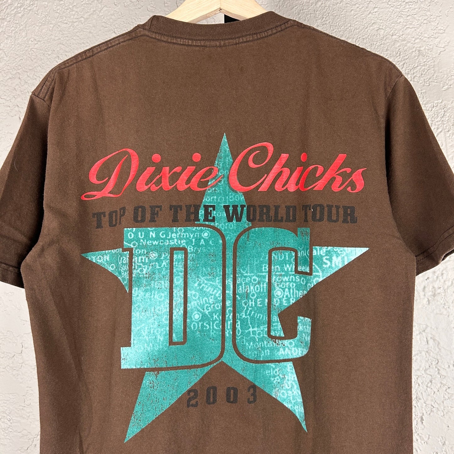 Dixie Chicks Y2K 2003 Top Of The World Tour Medium Band Tee