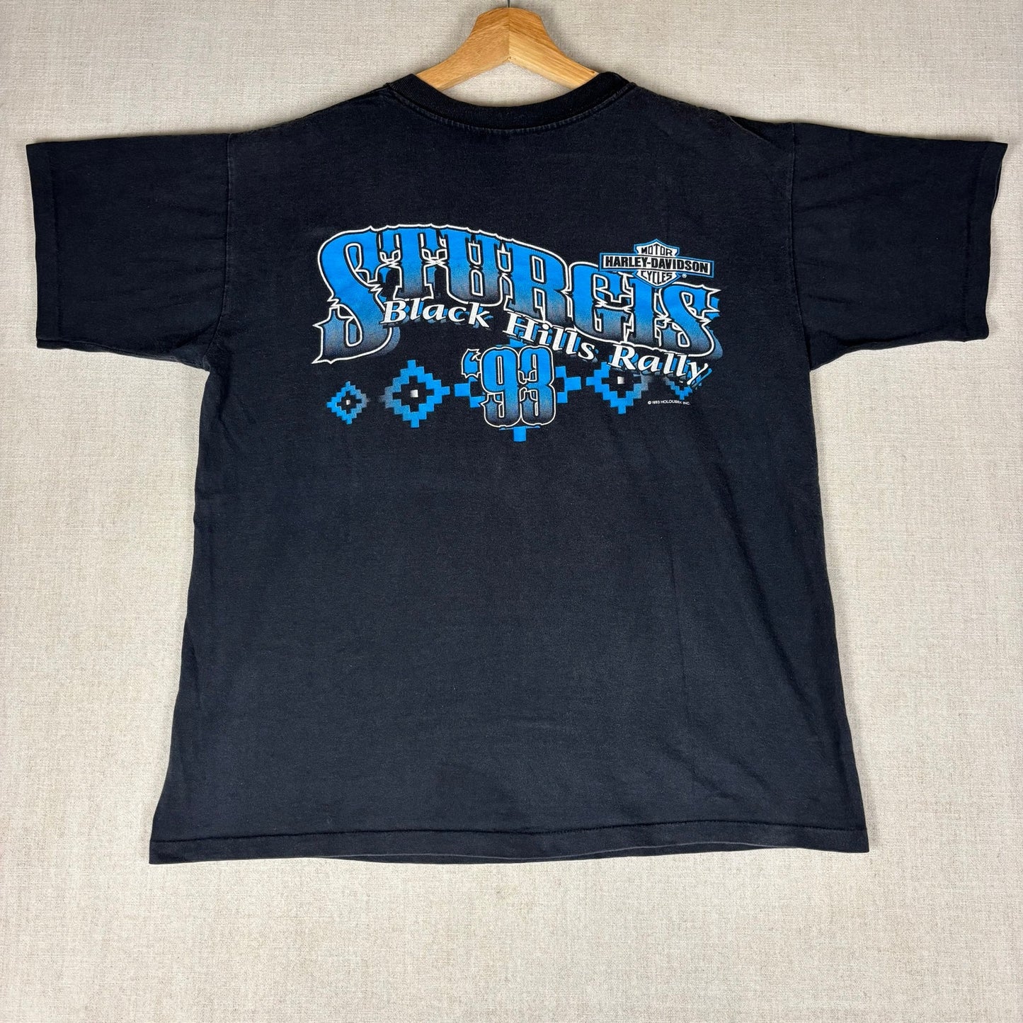 Vintage Harley Davidson Legends Roam Faded Wolf Nature Tee 1991 Large