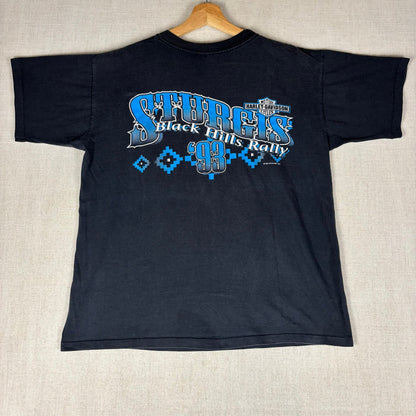 Vintage Harley Davidson Legends Roam Faded Wolf Nature Tee 1991 Large