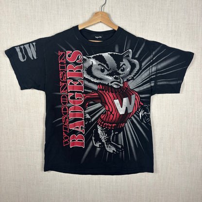 Vintage Wisconsin Badgers Breakthrough AOP Large Shirt