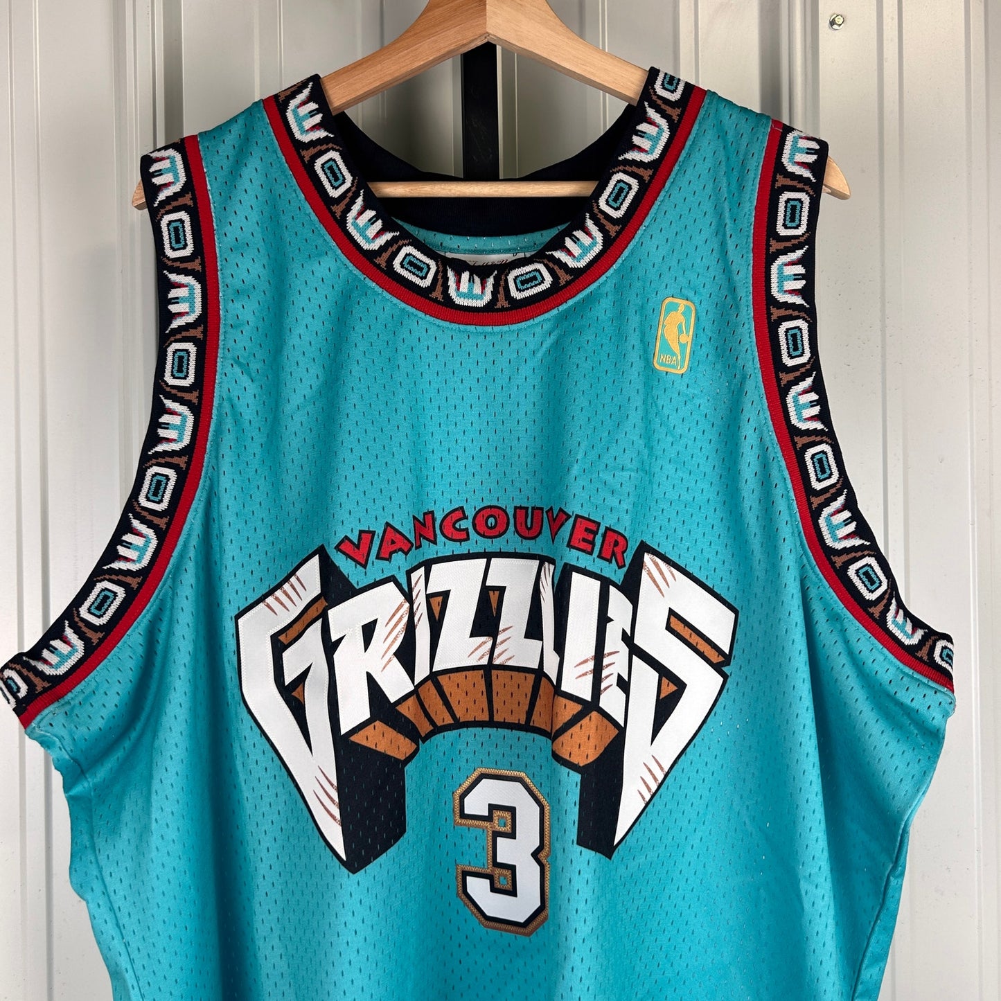Vancouver Grizzlies NWT 96-97 Shareef Abdur-Rahim Mitchell And Ness 3XL Jersey
