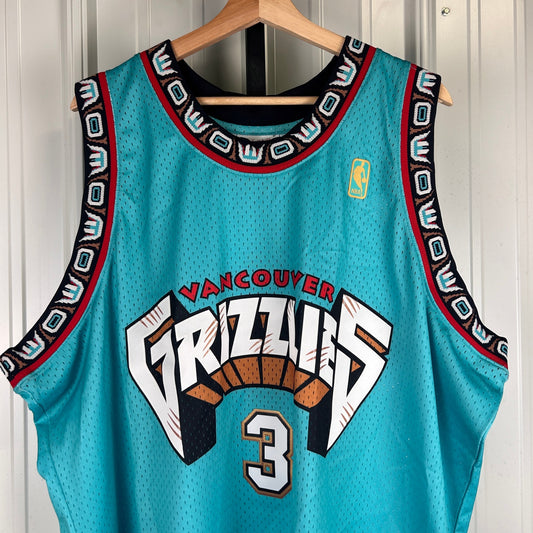 Vancouver Grizzlies NWT 96-97 Shareef Abdur-Rahim Mitchell And Ness 3XL Jersey