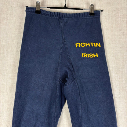 Vintage Champion 1980s Notre Dame Fightin Irish Small Reverse Weave Sweatpants