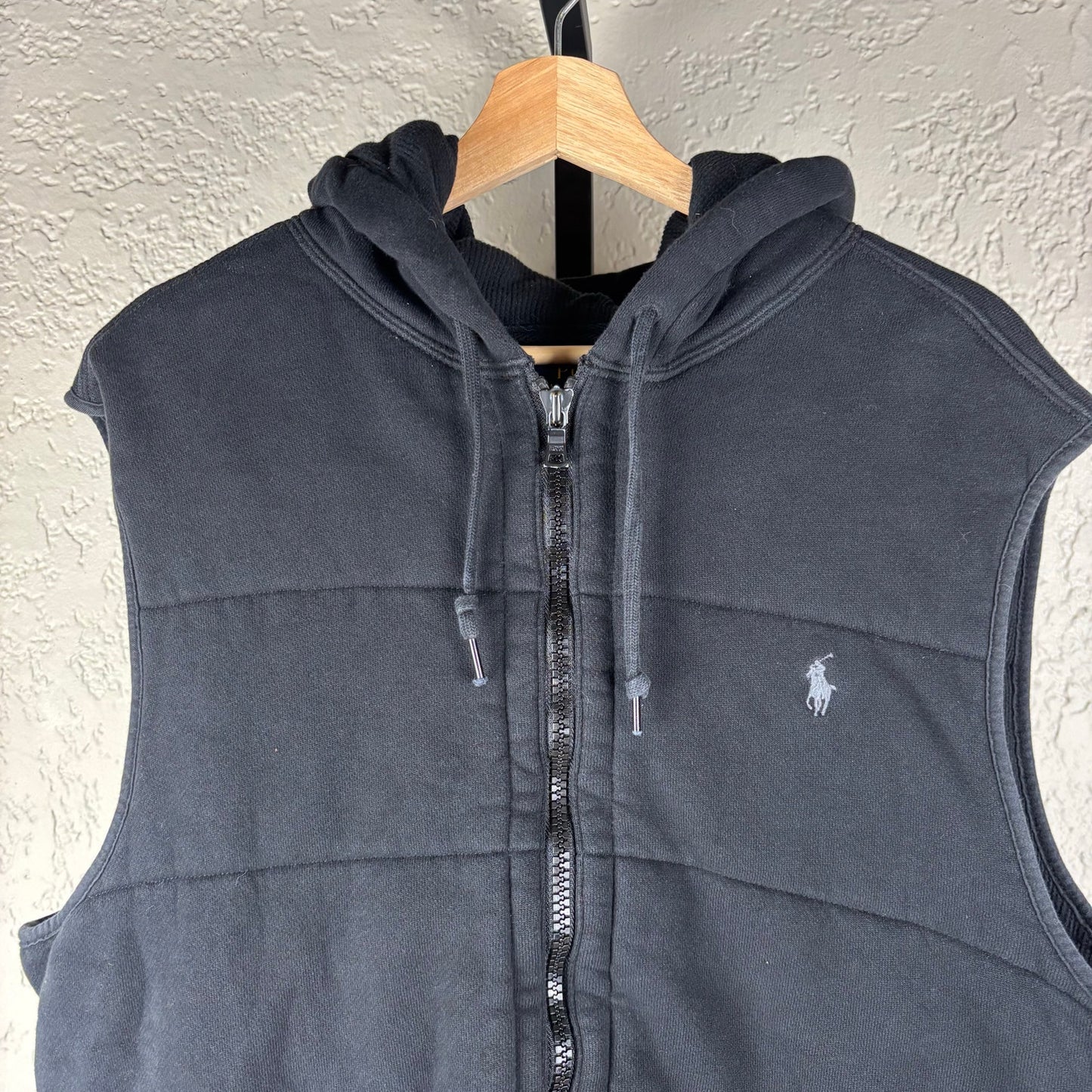Polo Ralph Lauren Thermal Lined FZ Vest Hoodie XL Quilted Zip Up