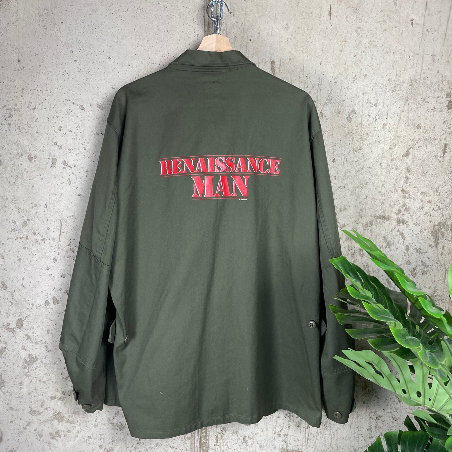 Disney Touchstone 1994 Renaissance Man Movie Memorabilia XL Army Jacket