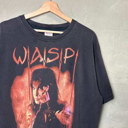 WASP Helldorado World Domination Faded Tee XL 90s