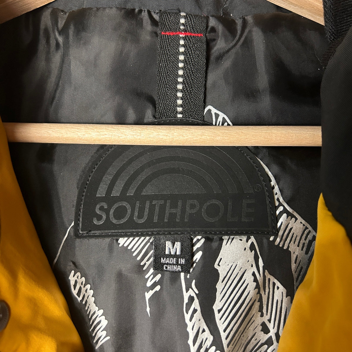 Southpole Y2K Two Tone Puffer Jacket M With Hood