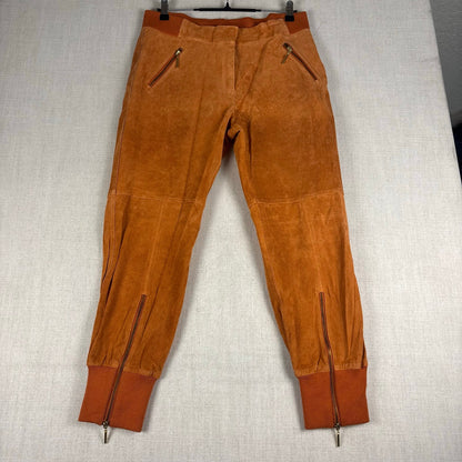 Wilsons Leather Maxima 2 Piece Burnt Orange Suede Leather Jacket 2XL