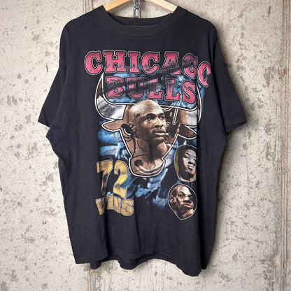 Chicago Bulls Rap Tee 1996 Michael Jordan Big Three World Championship XXL Shirt
