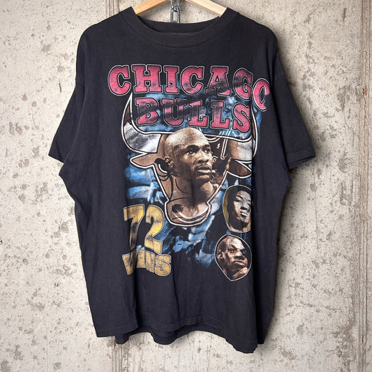 Chicago Bulls Rap Tee 1996 Michael Jordan Big Three World Championship XXL Shirt