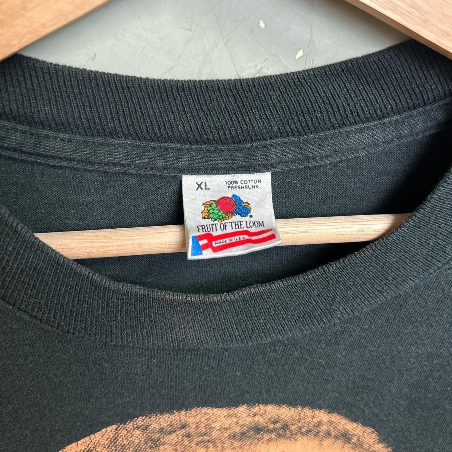 Malcom X Big Face Education Quote African American Civil Rights XL 90s Tee