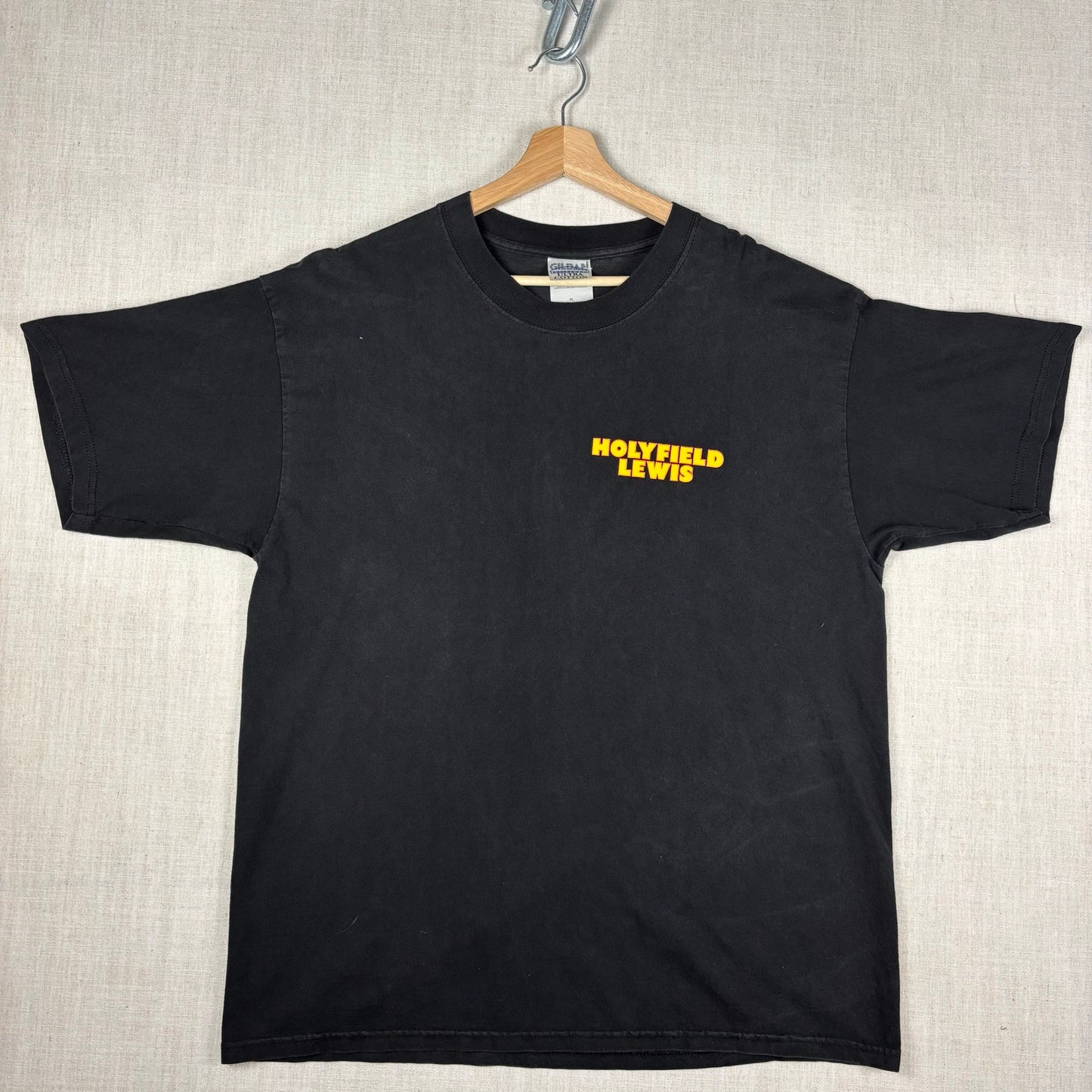 Evander Holyfield Vs Lennox Lewis Vintage 1999 Boxing Tee XL