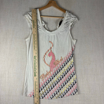 Baby Phat Y2K Cat Logo Sleeveless Back Lace XL Top