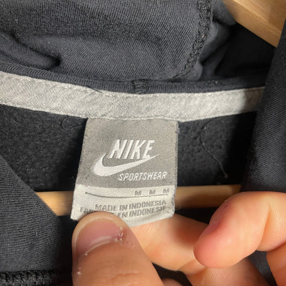 Nike Grey Tag Tonal Essential Medium Y2K Black Hoodie