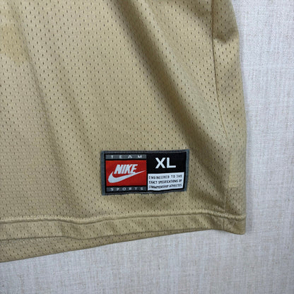 CU Boulder Colorado Buffaloes Nike Team XL Gold Mesh Football Jersey