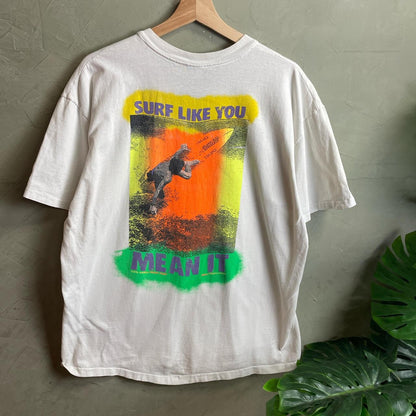 Tropo Vintage Surf Like You Mean It Maui Hawaii XL 90s Retro T-Shirt