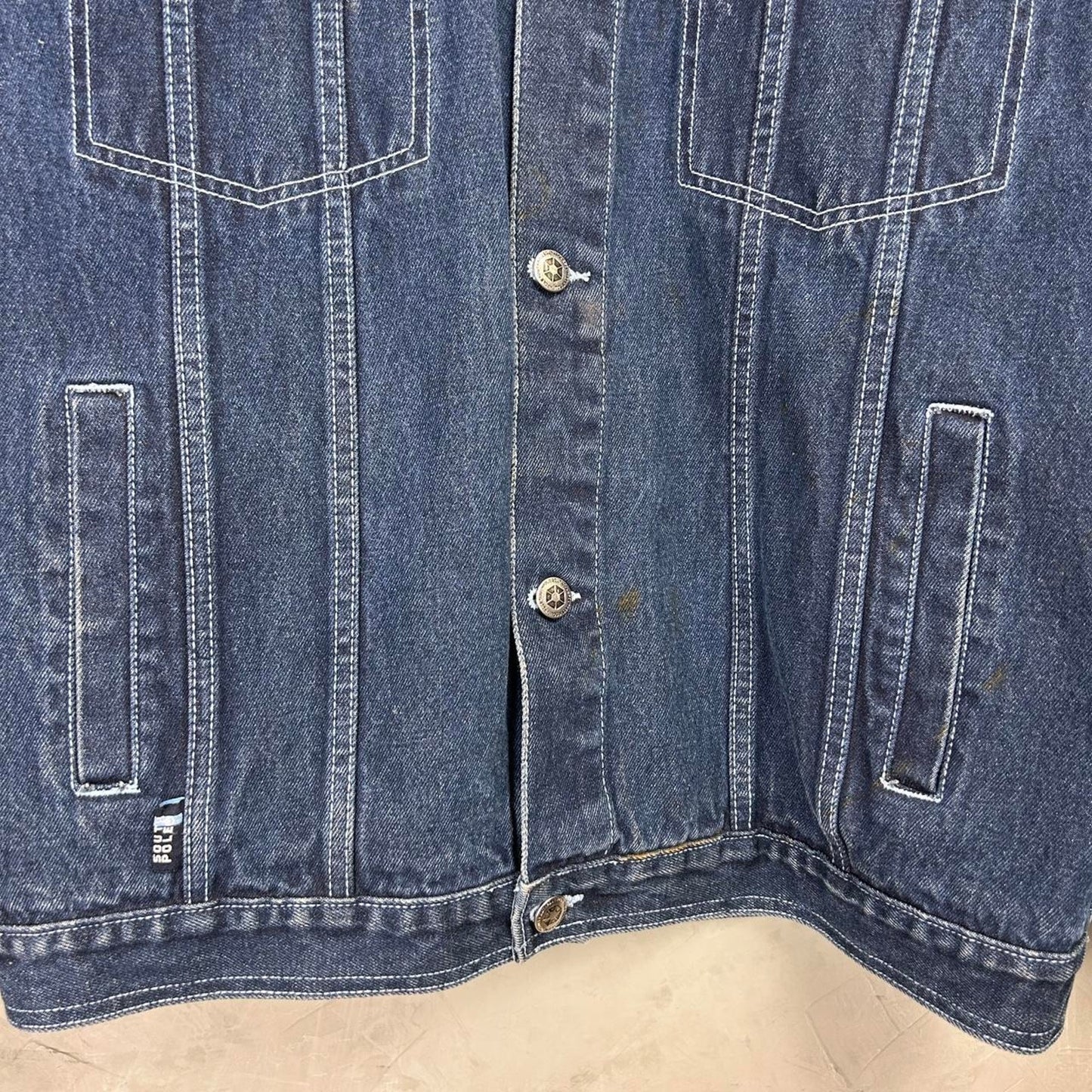 Southpole Denim Trucker Jacket Y2K Sz Large